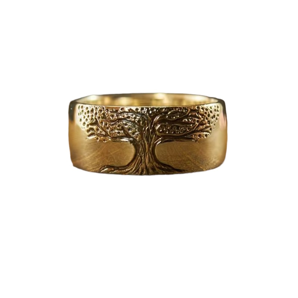 Tree of Life Gold Ring